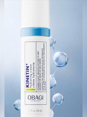 ⭐Obagi Clinical Kinetin+ Hydrating Cream ANTI-AGING Full Size 1.7 Fl Oz